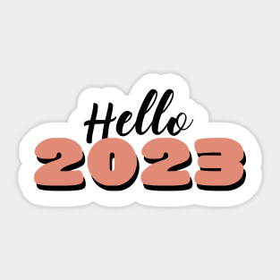 Hello 2023 Sticker